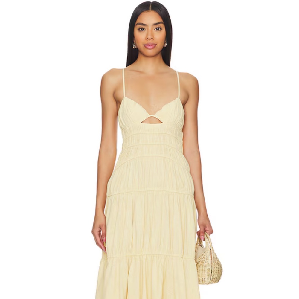 SNDYS Talia Dress in Yellow